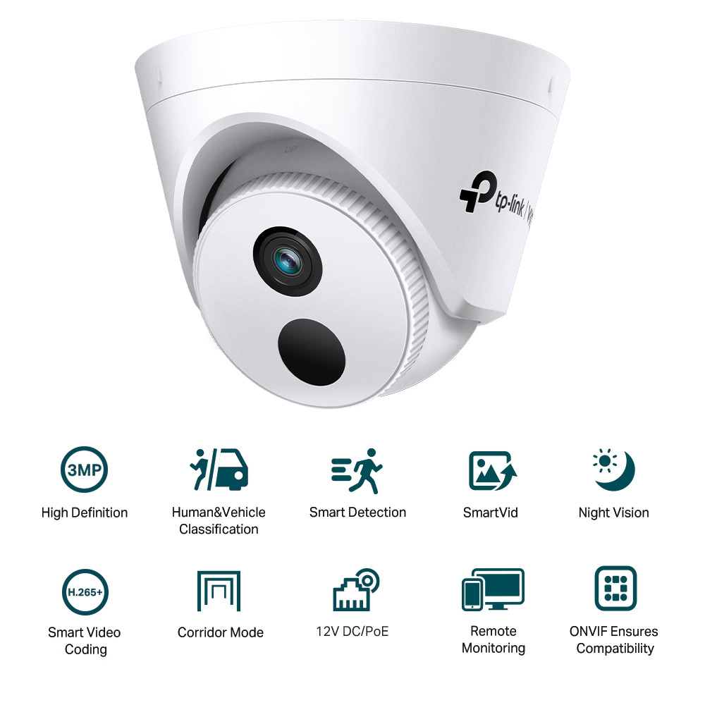 IP камера TP-Link 3MP C430L 4mm, куполна