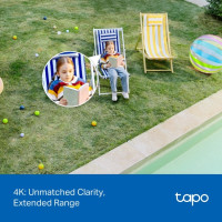 Wi-Fi IP куполна камера TP-Link Tapo C560WS 4K, 8MP, панорамна