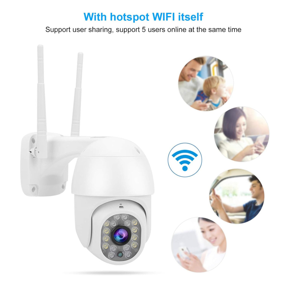 Wi-Fi IP Въртяща Камера 16LED Icsee