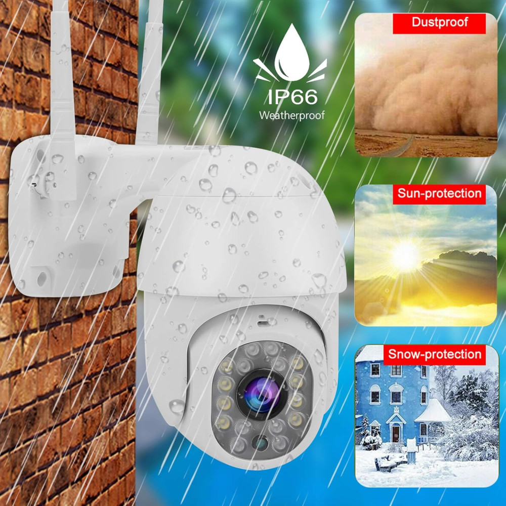 Wi-Fi IP Въртяща Камера 16LED Icsee