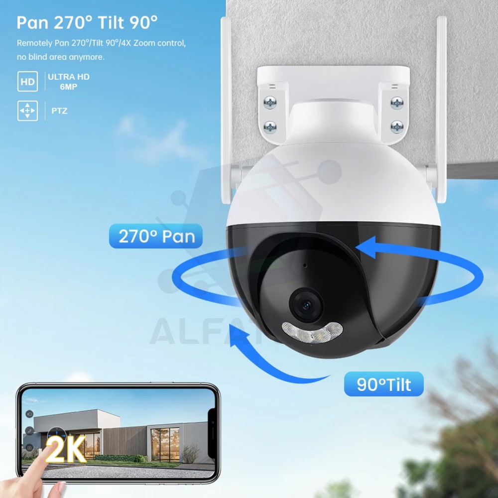 Wi-Fi IP сферична камера Robot 2645 Icsee 