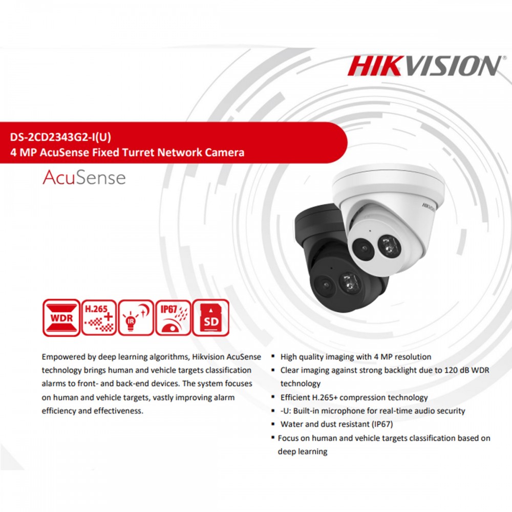 Комплект Hikvision 4MP Al
