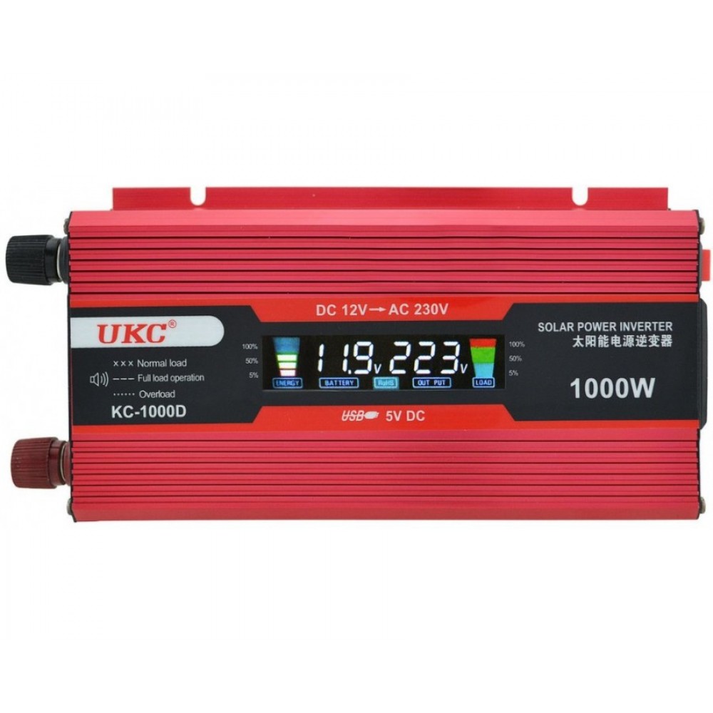 Инвертор UKC 1000W с дисплей