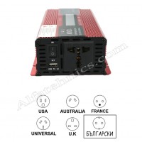 Инвертор UKC 1000W с дисплей