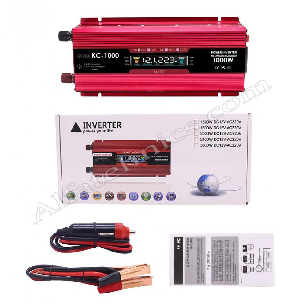 Инвертор UKC 1000W с дисплей