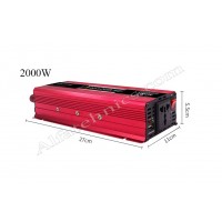 UKC Инвертор 12V 2000W с дисплей 