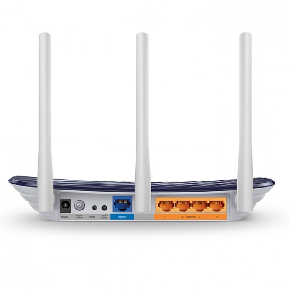 Рутер Archer C20, 750Mbps, 3х външни антени, 2.4GHz(300 Mbps)/5GHz(433 Mbps)