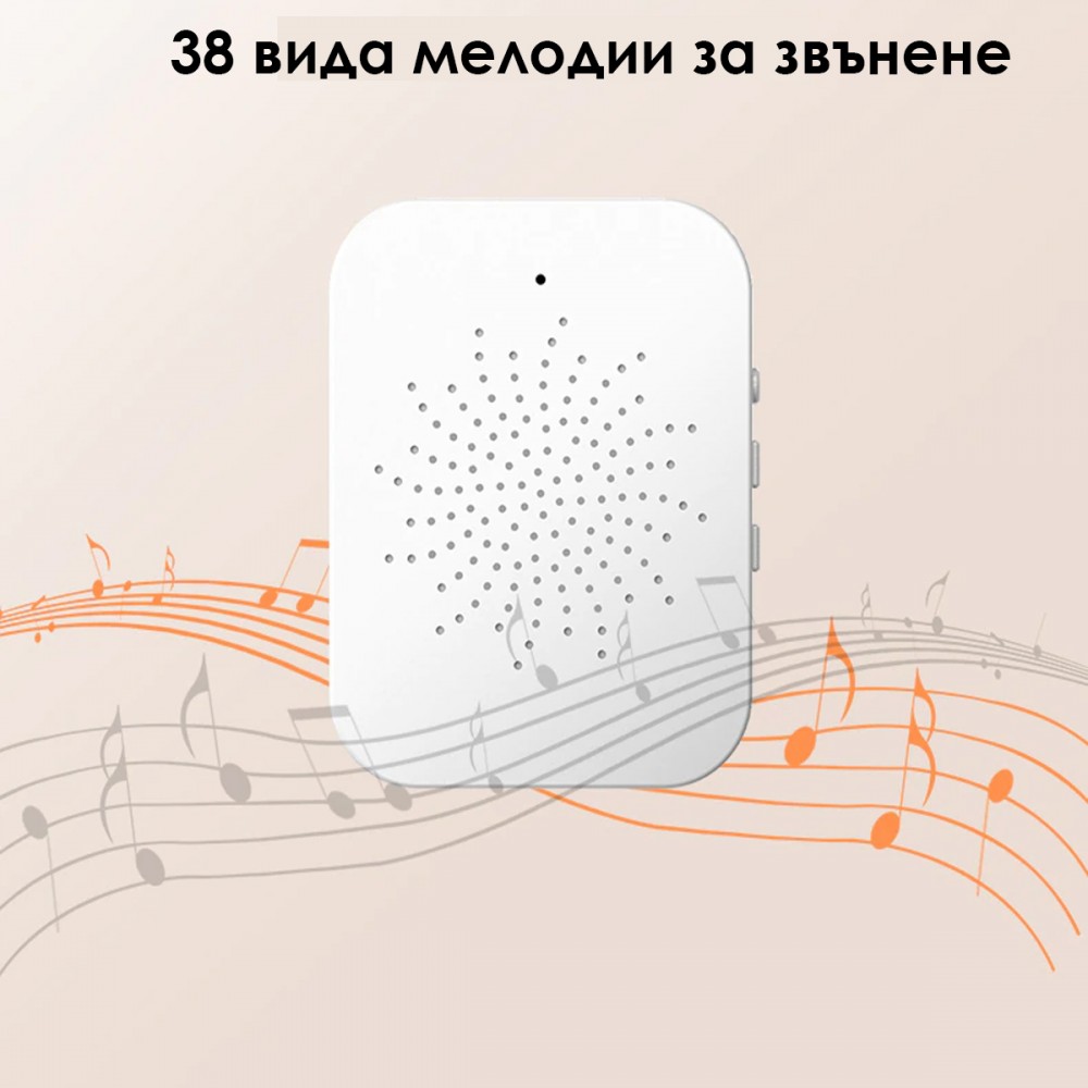 Безжичен видео звънец с камера Tuya M8